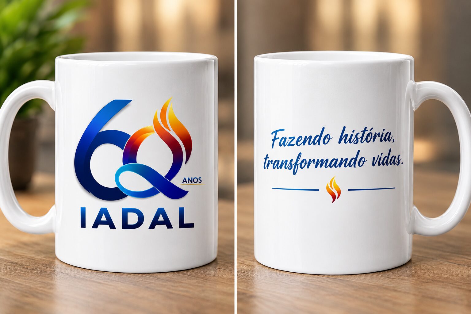 CANECA IADAL 60 ANOS BRANCA